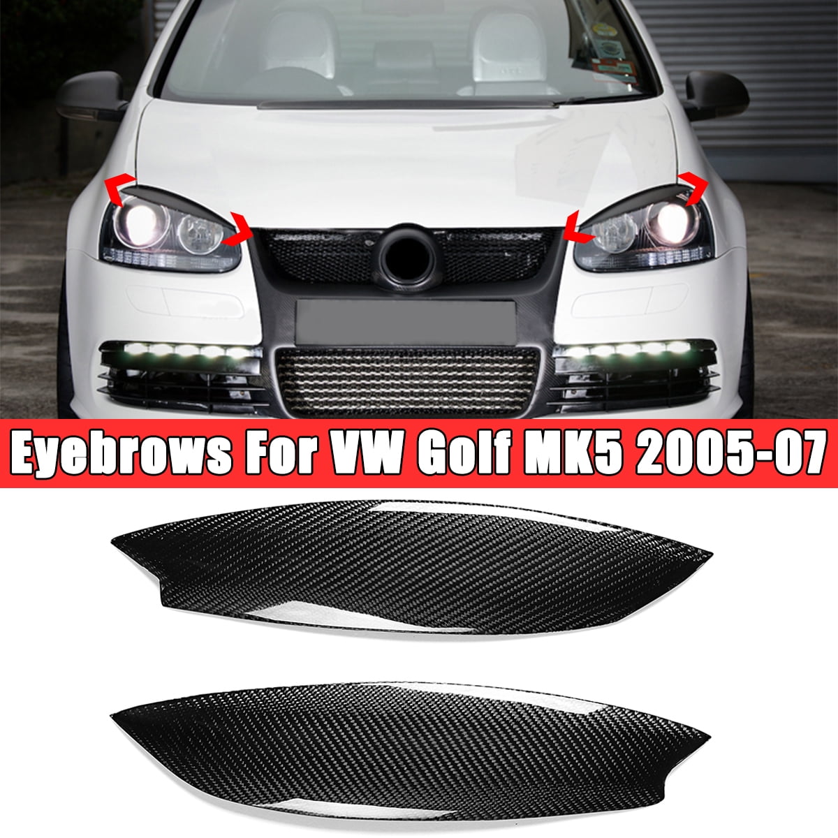 tuning SKODA FABIA 5J 2007-2010 Headlight Eyebrows Eyelid Covers ABS PLASTIC tuning SKODA FABIA 5J 2007-2010 Headlight Eyebrows Eyelid Covers ABS PLASTIC